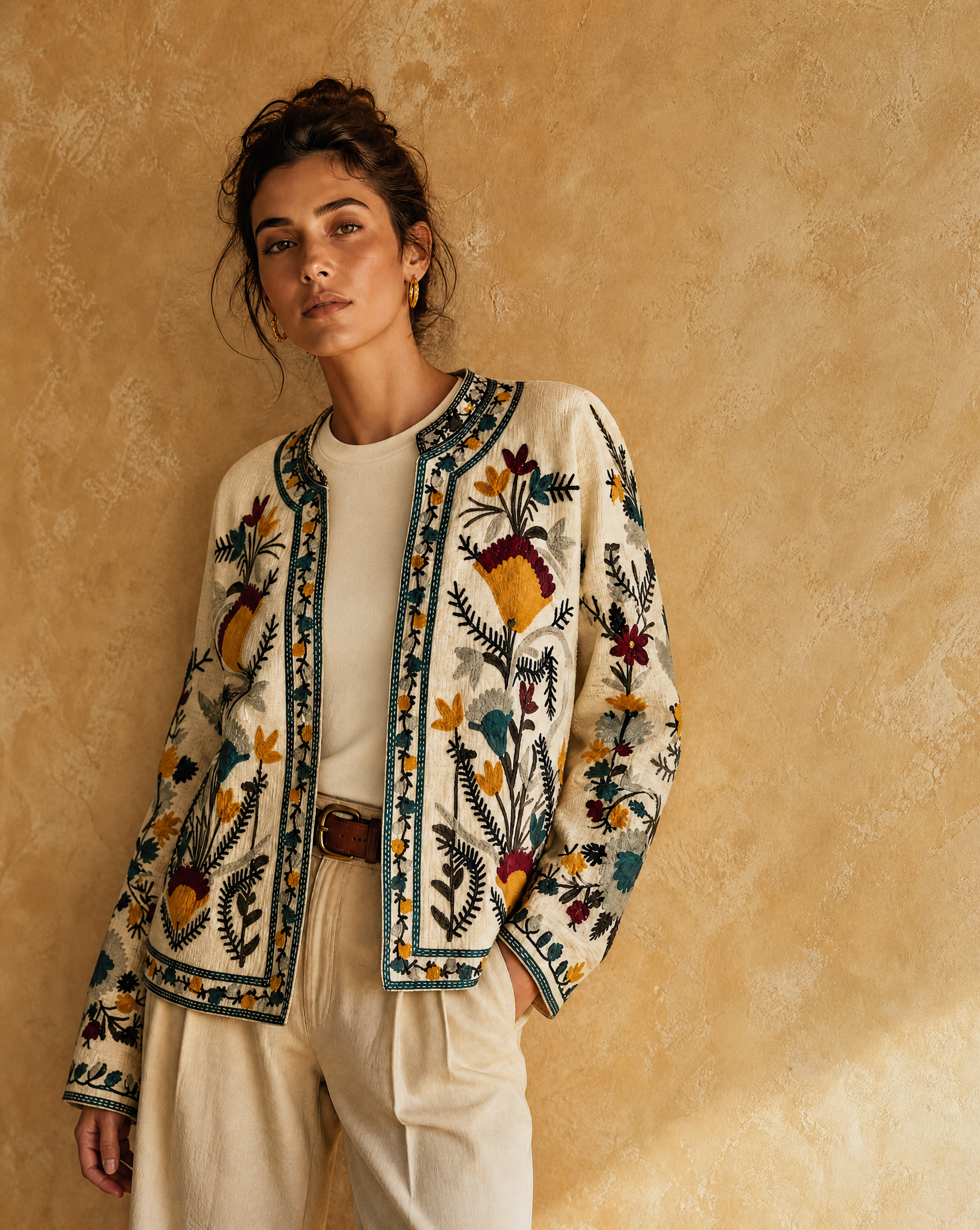 7AAL ornate printed jacket ethnic 